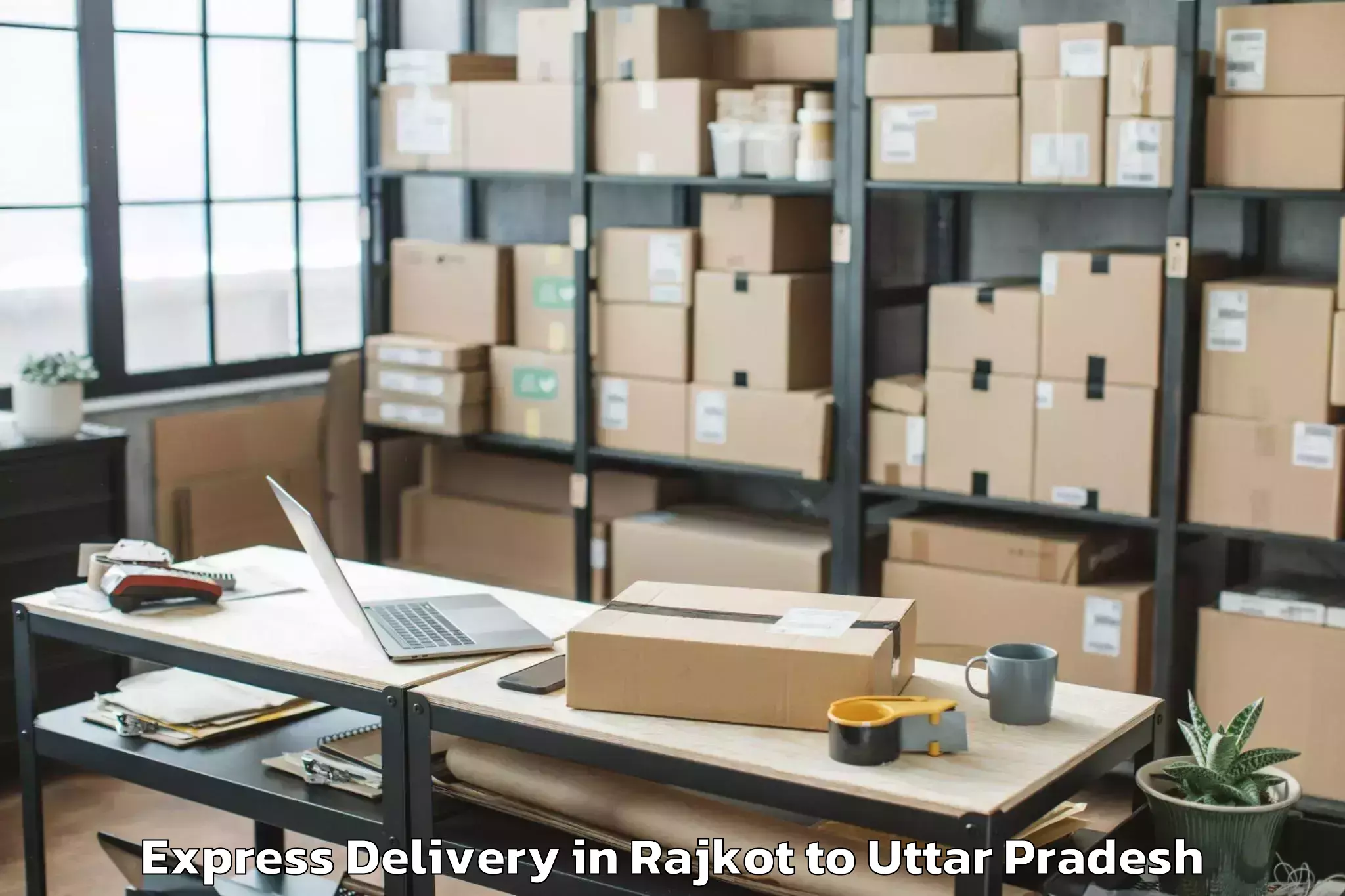 Get Rajkot to Jalalpur Express Delivery